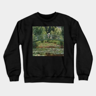 Winnie-The-Pooh in Monet’s garden Crewneck Sweatshirt